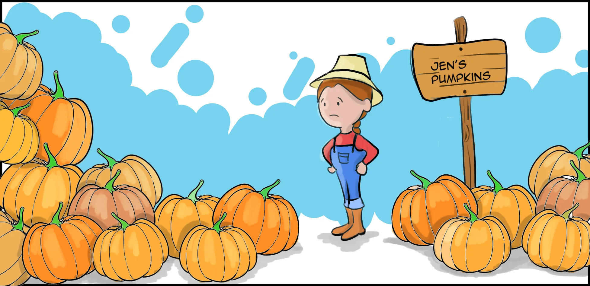 Jen needs help classifying her pumpkins